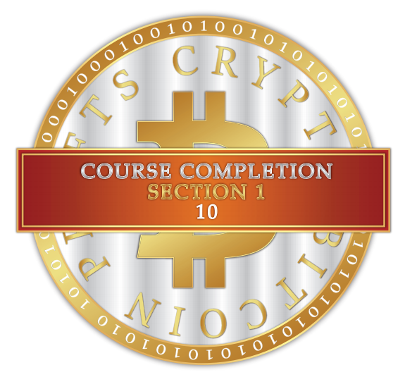 Crypto Bitcoin Profit - Course Completion Token Crypto Bitcoin Profit - Course Completion Token